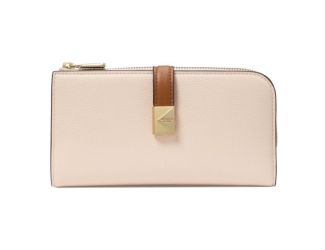 Deco Colorblocked Zip Slim Wallet - Milk Glass Multi