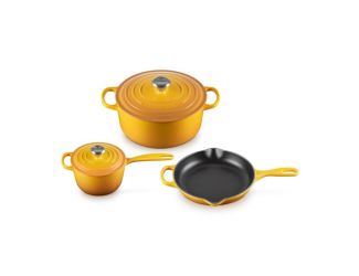 5pc Signature Cast Iron Cookware Set Nectar