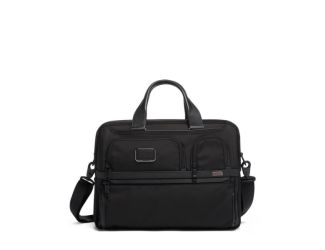 Alpha Expandable Organizer Laptop Brief - Navy