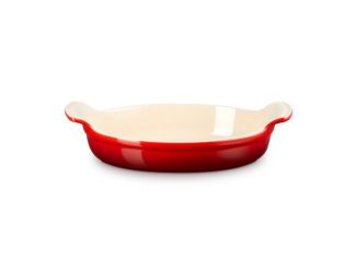 1qt Heritage Oval Baking Dish Cerise