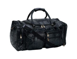 Italian Stone Design Genuine Leather 25" Tote Bag