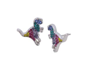 Pave Rexy Rainbow Crystal Stud Earrings