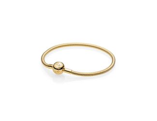 Moments Snake Chain Gold Plated Bracelet