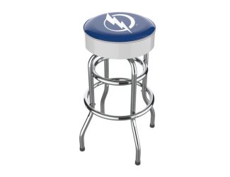 Tampa Bay Lightning Chrome Bar Stool