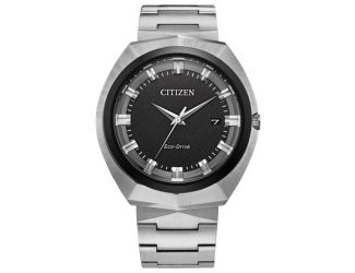 Citizen Men's Sport Lux Stainless Steel watch, Black dial