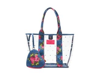 Clear Tote w/ Heart Pouch