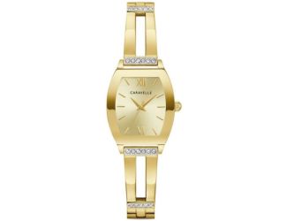 Ladies' Modern Stainless Steel Expansion watch, Champagne dial