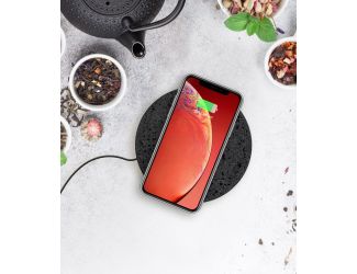 Wireless 10W Qi Charging Stone in Lava