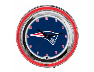 New England Patriots 14" Neon Clock