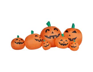 10-Ft. Wide Prelit Inflatable Pumpkin Family