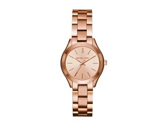 Ladies Mini Runway Rose Gold-Tone SS Watch Rose Gold Dial