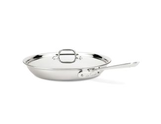 D3 Stainless Steel 12" Fry Pan with Lid