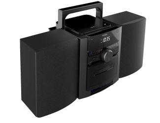 Portable Bluetooth CD Music System with Cassette and PLL AM/FM Radio