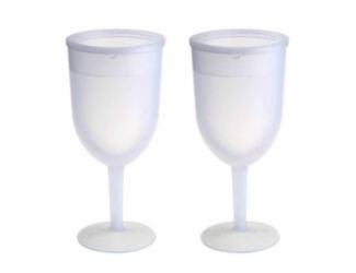 KitchenWorthy Freezer Goblet 2 Pack