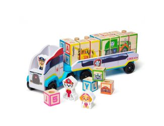 Paw Patrol Wooden ABC Block Truck Ages 3+ Years