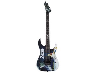 Kirk Hammett White Zombie Guitar with Case