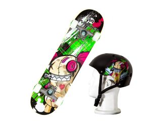 Jinx Skateboard With Matching Helmet