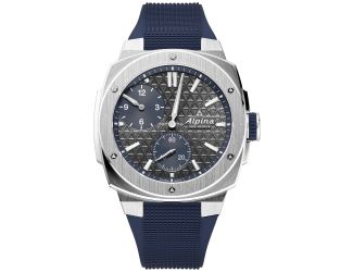 Alpina Mens Automatic Alpiner Rubber Strap Watch, Gray dial