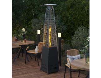 Outdoor Patio Heater - Bronze - 7.5 Feet Round Steel Patio Heater - 42,000 BTU's