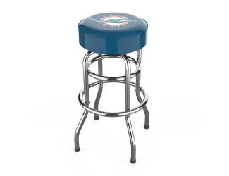 Miami Dolphins Chrome Bar Stool
