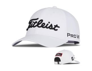 Titleist Tour Performance Adjustable Golf Hat - White/Black