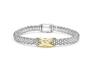 Two-Tone X Caviar Bracelet Size 7