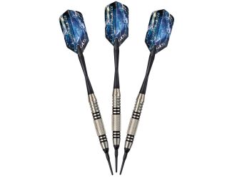 Viper Silver Thunder Soft Tip Darts 1 Knurled Ring 20 Grams