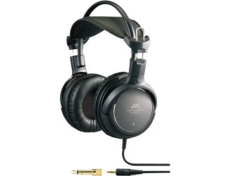 Dynamic Sound Full-Size Over Ear Wired Headphones Black