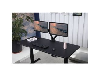 K Series 60" Standing Desk with Rectangular Top - Black