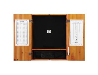 Viper Metropolitan Oak Steel Tip Dartboard Cabinet