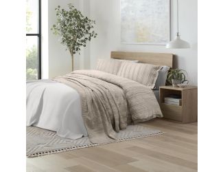 Malmo  Warm Grey Blanket Set Size Twin