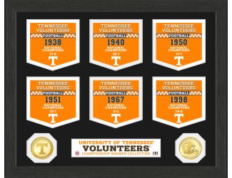 University of Tennessee Volunteers National Champions Banner Collection Photo Mint