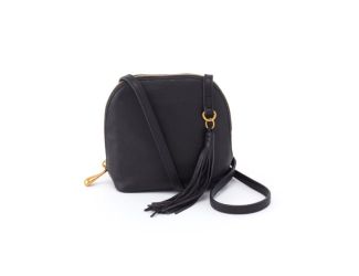 Nash Pebbled Leather Crossbody Black