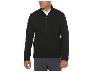 Mens Full Zip Wind Jacket-Black-3X