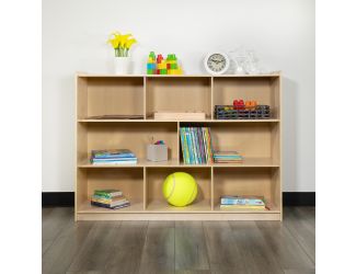 Wooden 8 Section School Classroom Storage Cabinet for Commercial or Home Use