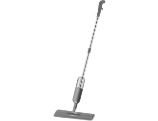 Spray Mop with 360-Degree Swivel Mop Head, Removable Water Tank, and 1 Microfiber Mop Pad, Gray