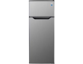 7.4-cu. ft. Top Mount Refrigerator in Stainless Steel