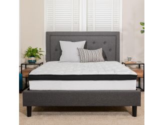 12 Inch Hybrid Memory Foam Pocket Spring Mattress, Queen Mattress in a Box