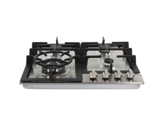 24-in. Gas Cooktop with 4 Burners in Stainless Steel