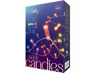 Twinkly - Candies 100L 8MM Candle shape RGB transp USB-C