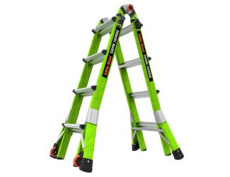 Dark Horse 2.0 Model 17 Fiberglass Articulated Extendable Ladder