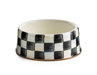 Royal Check Large Pet Dish