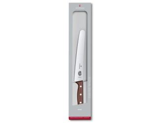 Wood Bread & Pastry, 8.5" Serrated, Round Blade