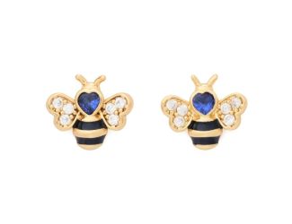 Garden Friends Bee Studs - Multi
