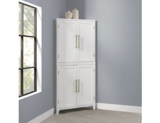 Roarke Corner Kitchen Storage Pantry Cabinet
