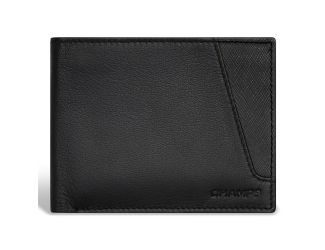 Iconic Leather Center Wing Wallet Size 4.25"x3.5"