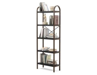 Bellwood Freestand Shelf 5 Tier Blk/Walnut