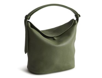 Astoria Shoulder Bag-Bronze Green-Leather