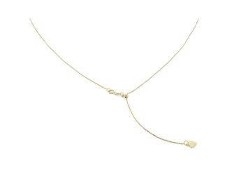 10K Gold Adjustable Chain Necklace Size 22"