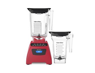 Blendtec Classic 575 with Four Sided Jar and Wildside+ Jar-Red